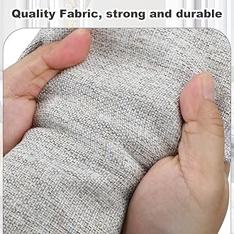 Graciadeco 75 Quarts Extra Large Decorative Storage Bins with Lids, 3 Packs Beige Collapsible Storage Bins with Lids, Stackable Storage Bins Decorative Box Storage With Lid Extra Large