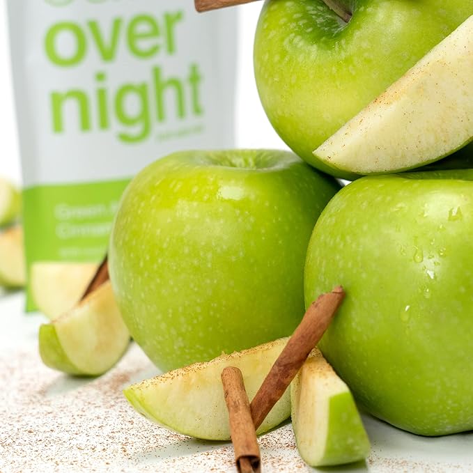 Avena Overnight Sabor Manzana Canela y Fresas con Crema - 20g Proteína, Alto Fibra miniatura 6