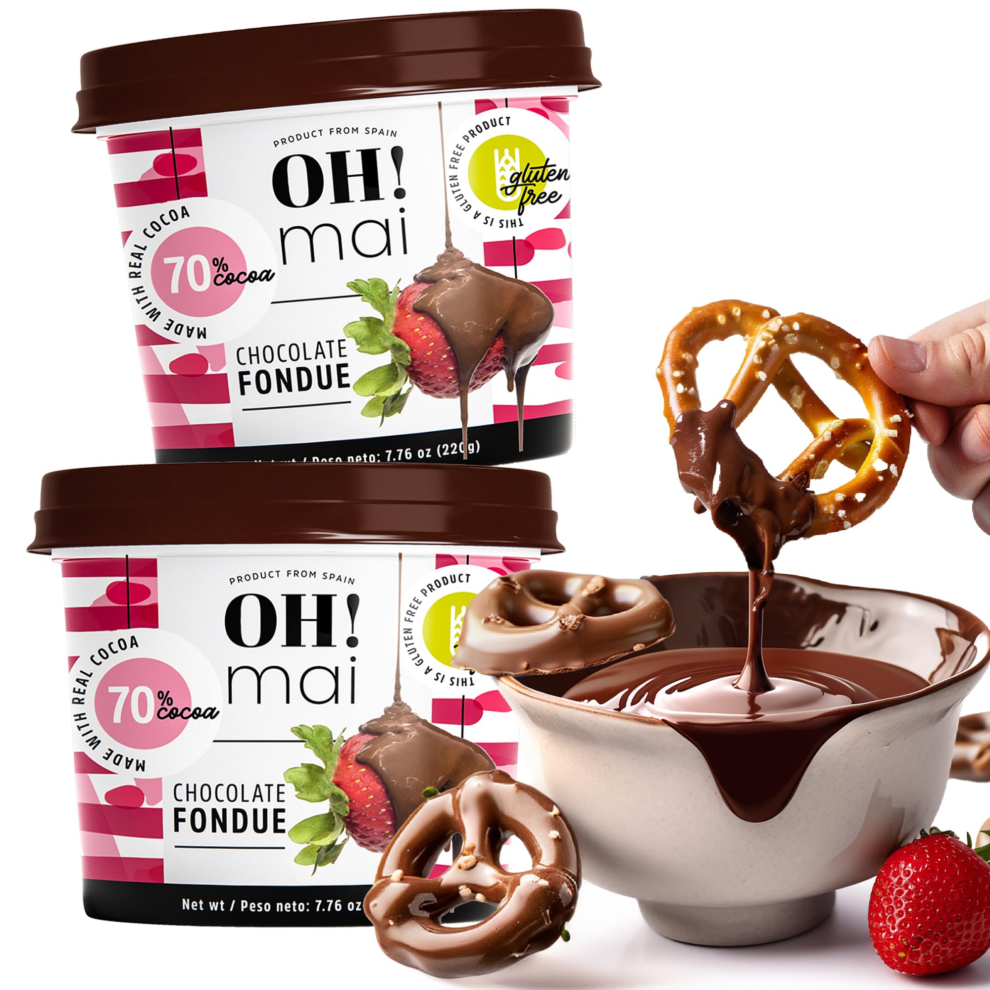 Oh Mai Dark Chocolate Fountain Chocolate Melt 05 Oz Desertcart