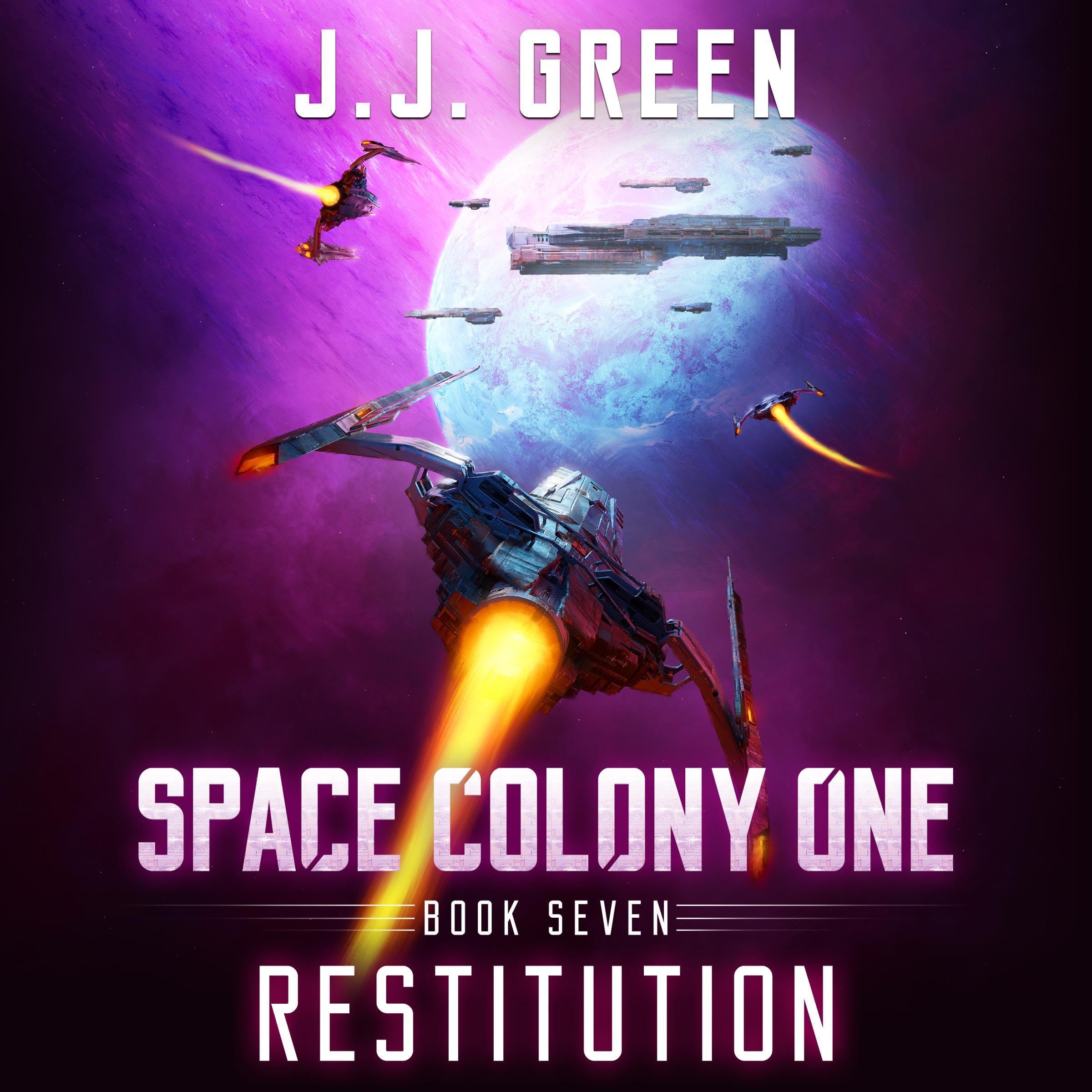 Cover art for Restitution: Space Colony One, Book 7