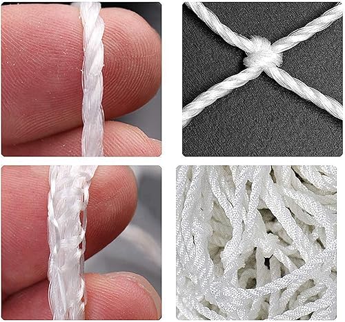 Miniatura 3 de Red de portería de fútbol, redes de fútbol, red de fútbol de fútbol, red de fútbol de polietileno de tamaño completo, red de repuesto para poste de