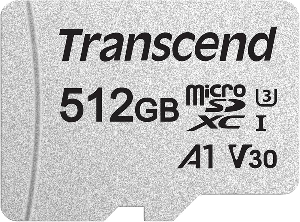 Amazon | Transcend microSDカード 512GB UHS-I U3 V30 A1 Class10