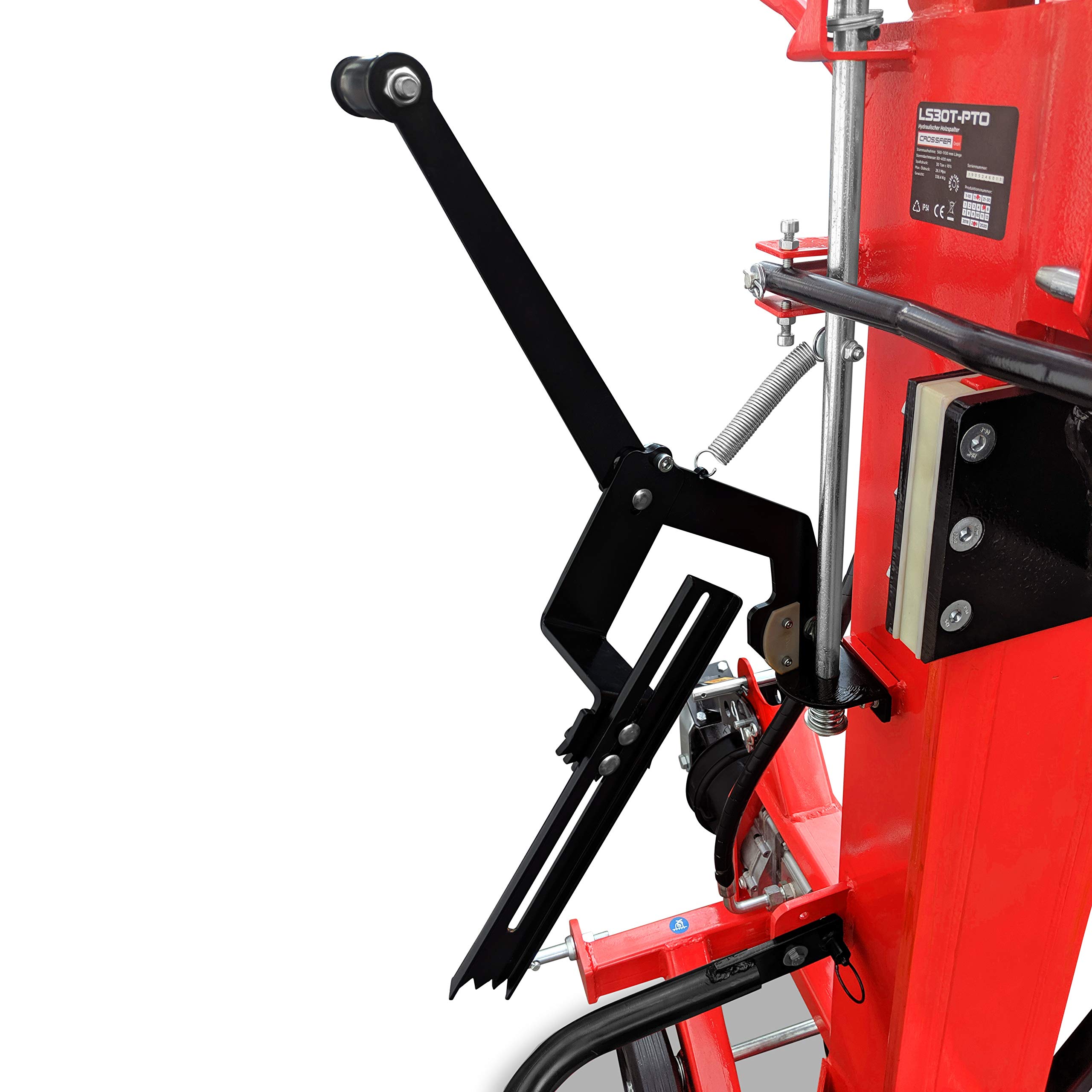 CROSSFER spaccalegna LS30T-PTO/forza di taglio 30 tonnellate/lunghezza di taglio 110 cm/azionamento a 3 punti/comando a 2 mani/spaccalegna idraulico secondo la norma più recente