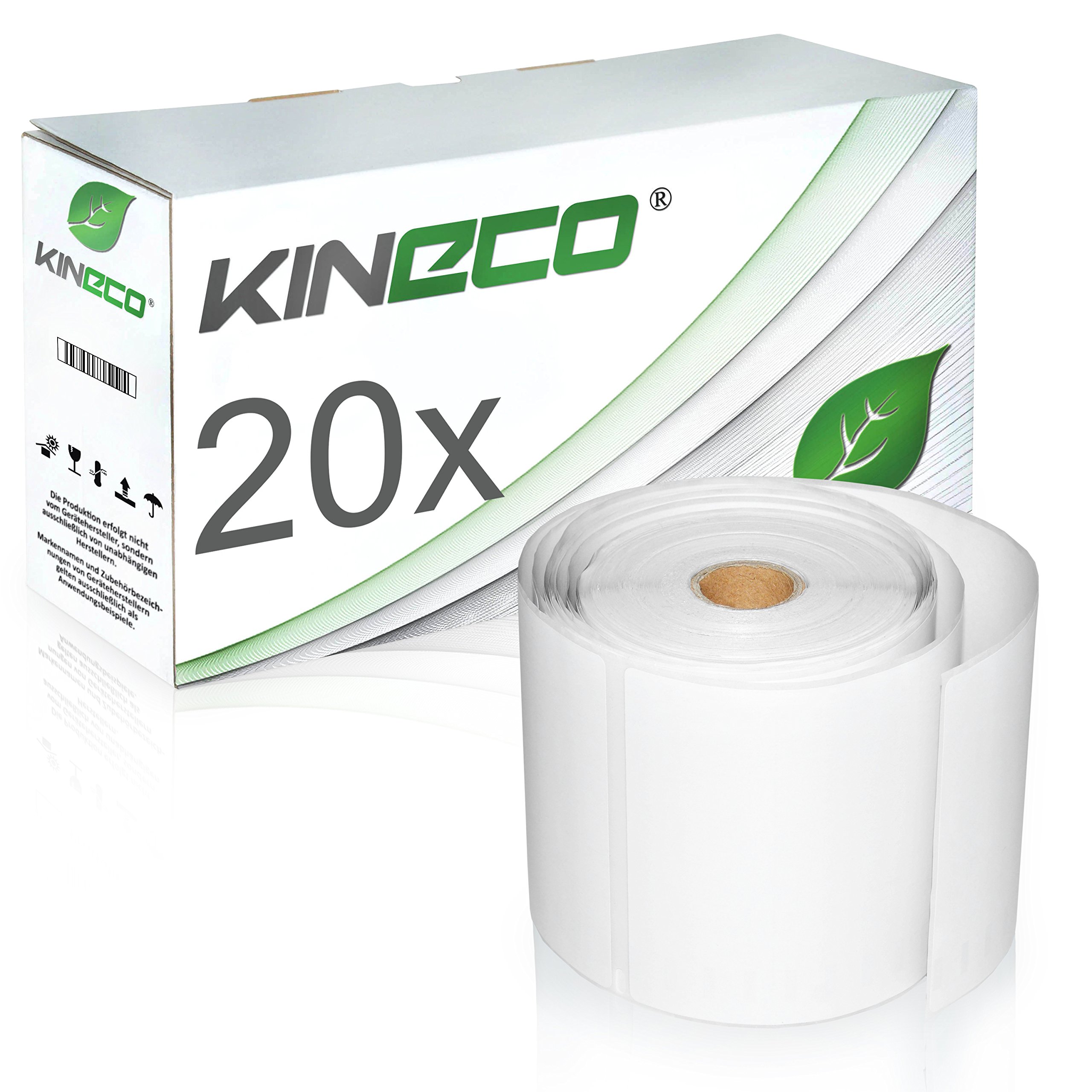 20 Rollen Große Versandetiketten kompatibel mit Dymo S0904980 für Dymo Labelwriter 4 XL - je 220 Etiketten 104x159mm