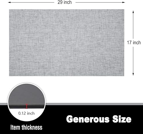 Miniatura 10 de QSY Home Alfombras de cocina para el hogar, tapetes de 17 x 29 x 0.12 pulgadas, antideslizantes, impermeables, fáciles de limpiar, resistentes a las