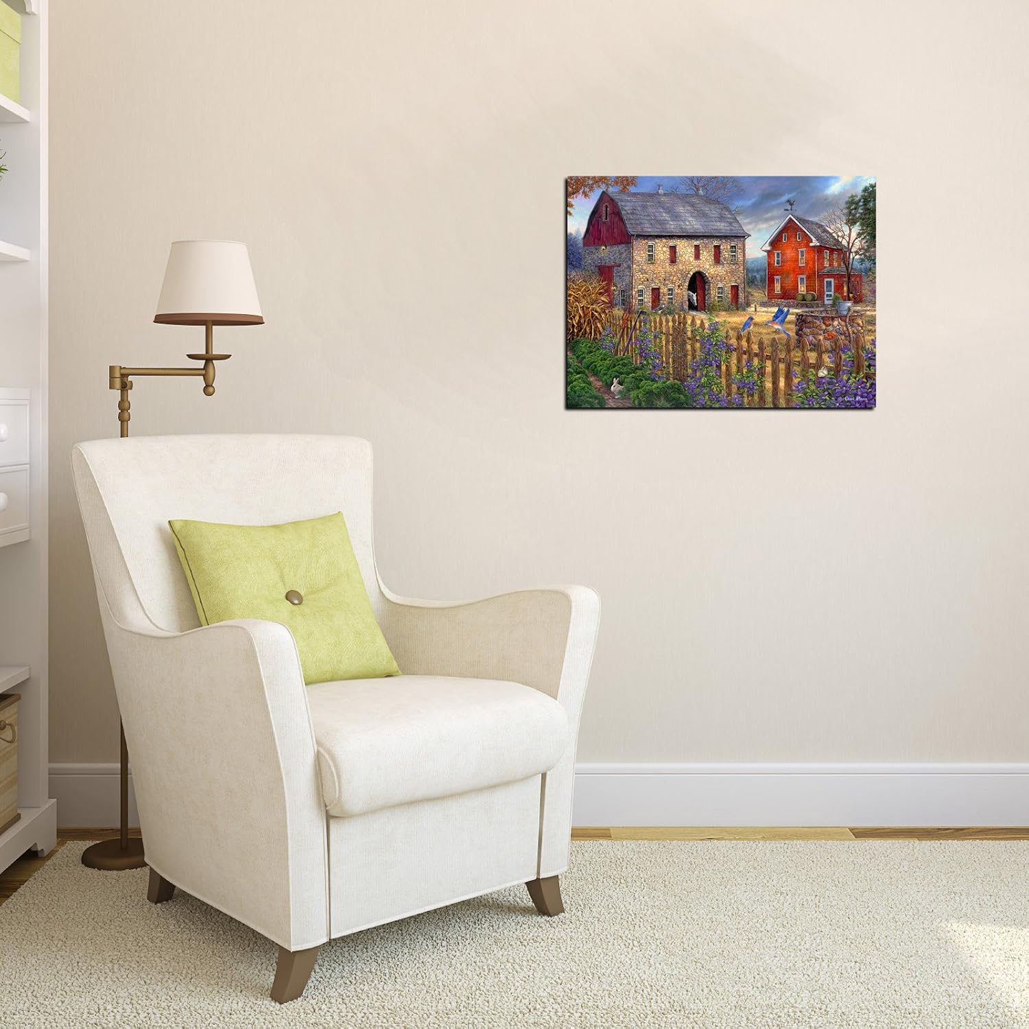 Cortesi Home 'The Bluebirds' Song' by Chuck Pinson, Canvas Wall Art, 12" x 16"