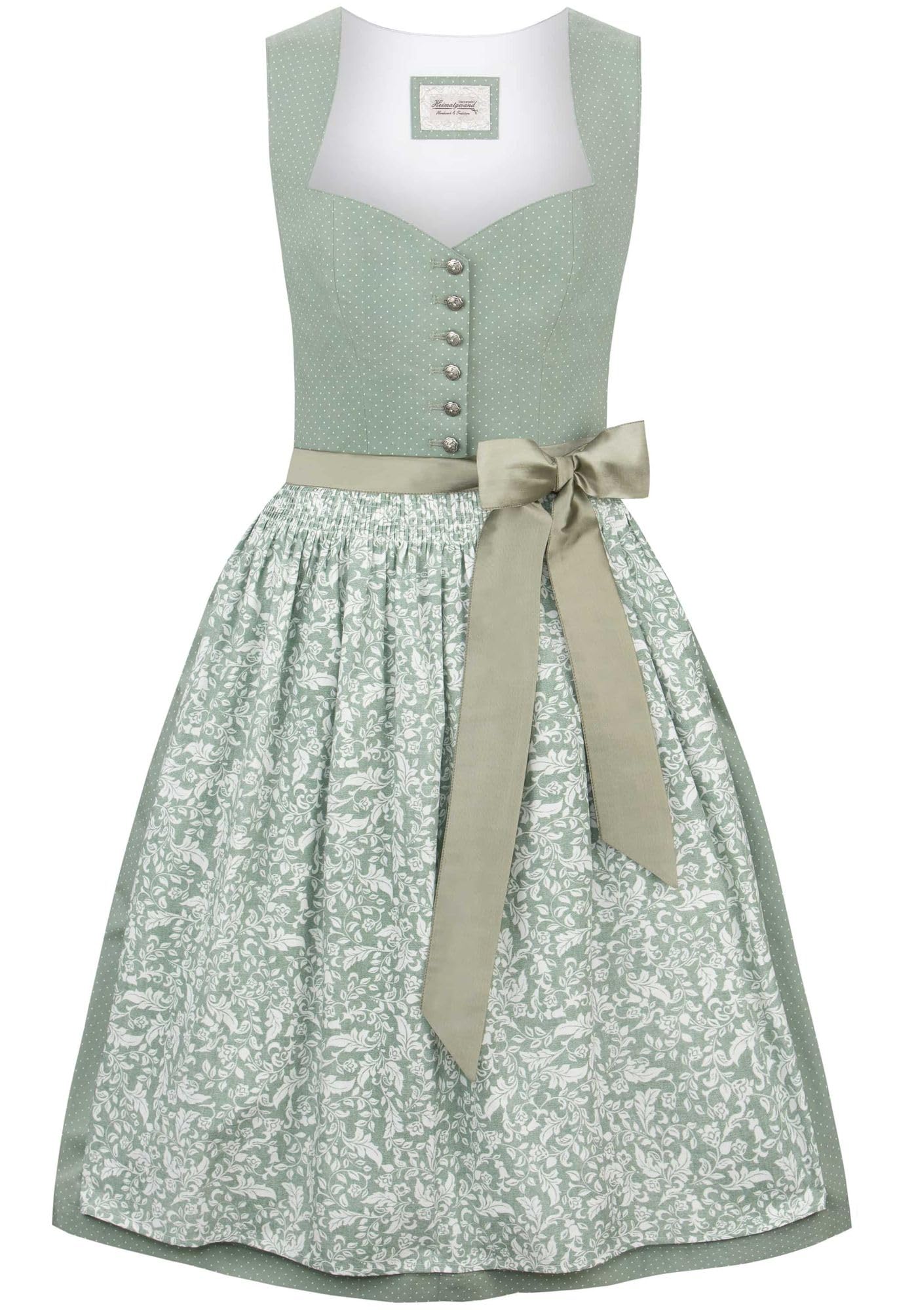 Stockerpoint Damen Dirndl Rhianna I Größe 32-48 I Bequemes Trachtenkleid mit Schürze & liebevollen Details I Atmungsaktiv & pflegeleicht I Perfekt für Trachten & Festlichkeiten