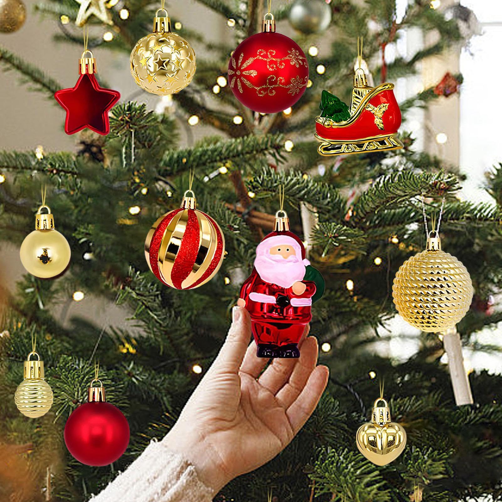 Weihnachten Deko Kugeln - Weihnachtskugeln Ornamente Set