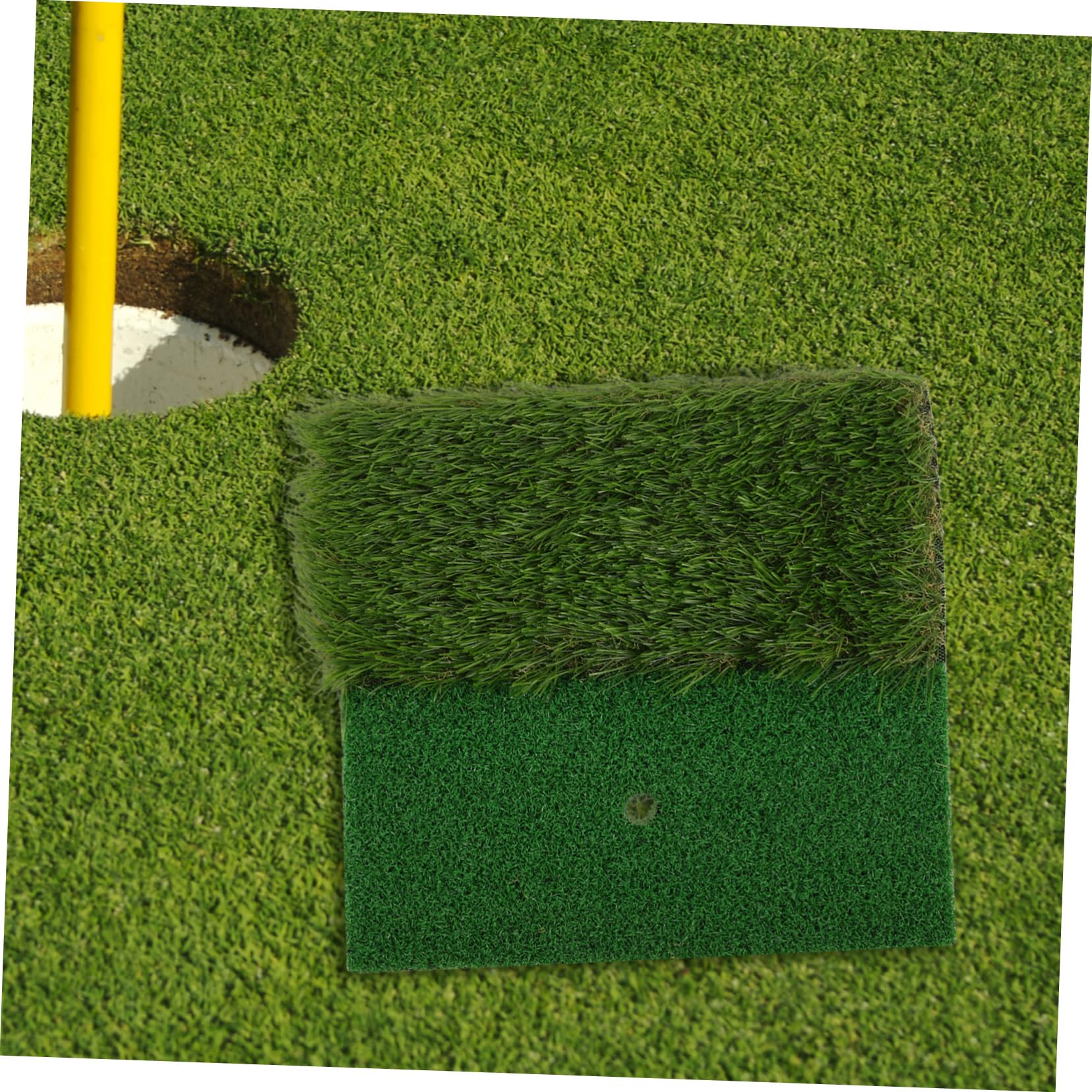 ibasenice Tapete de Golf para Interior Césped Artificial de Práctica Tapete de Putting para Golf para Sala de Estar
