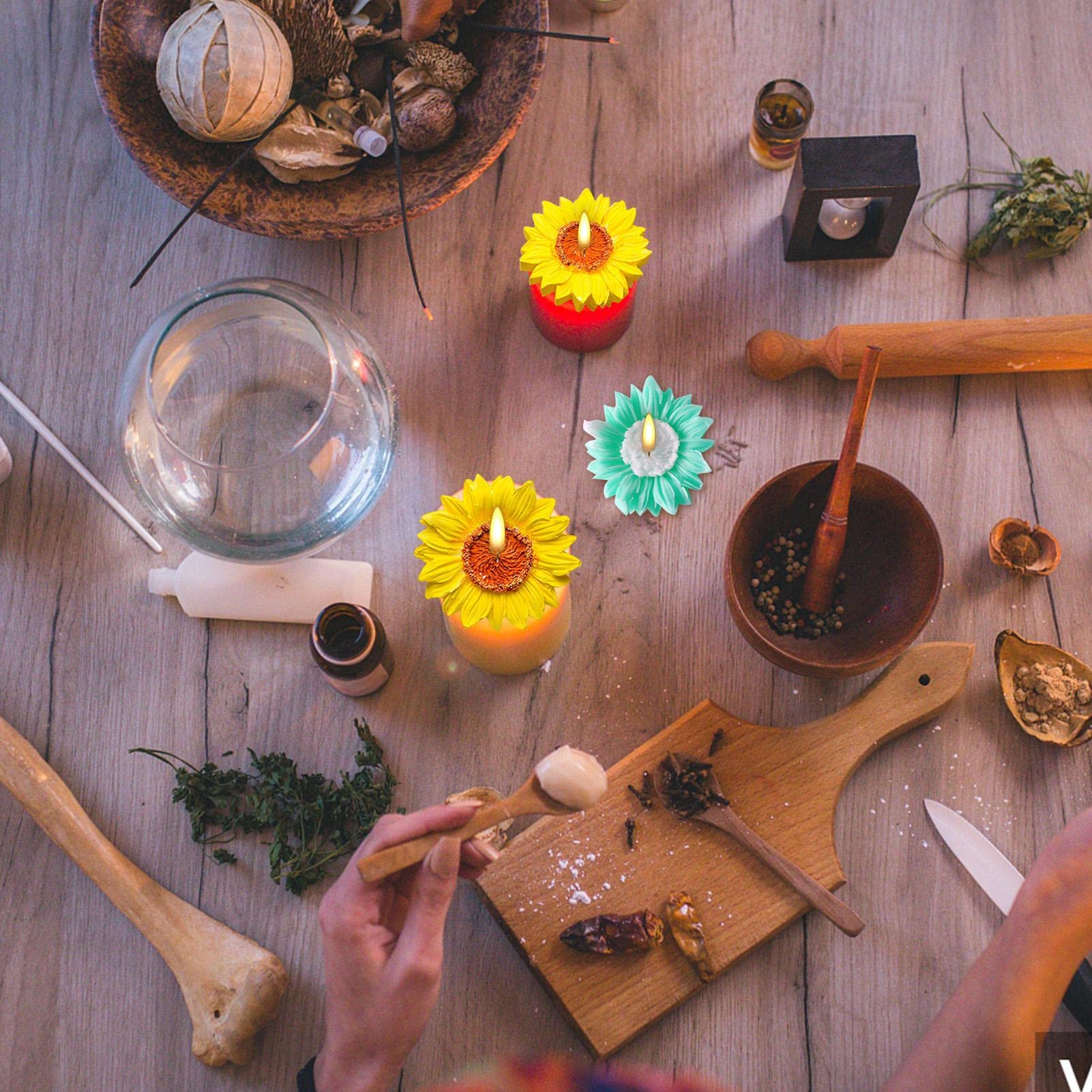 Moule En Silicone 3D En Forme De Main, Moule à Bougie En Forme De Doigt D'honneur Pour La Fabrication De Bougies, La Pâtisserie, Le Savon, L'artisanat, La Décoration De La Maison