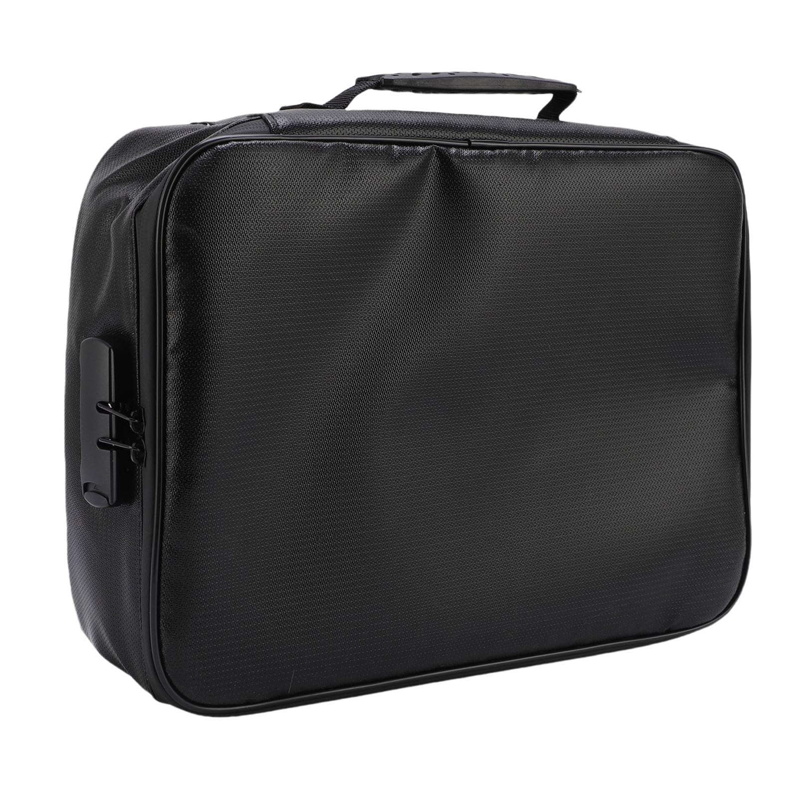 Jeffergarden Borsa per Documenti Ignifuga, Chiusura di Sicurezza per File, Scatola Ignifuga di Grandi Dimensioni in Materiale PVC con Serratura a Combinazione, Archiviazione di File per Documenti