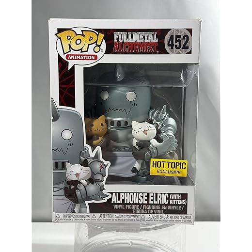 Pop Funko Animation Full Metal Alchemist Alphonse Elric (With Kittens) Exclusive