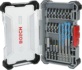 20x PRO Impact Mixed Set, 20 pcs (for Concrete, Soft tiles, 200 x 107 mm, Professional Accessory Screwdriver, Screwdriver)
