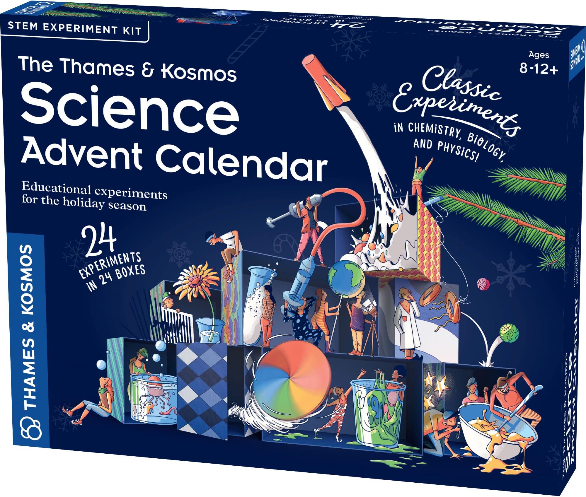 The Science Advent Calendar | 24 STEM Experiments in Chemistry, Biology & Physics | Great for Winter Holiday Celebrations | Conduct Daily Experiments | Fun, Wholesome Family Tradition