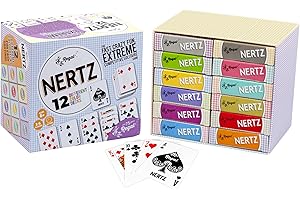 Nertz Playing Cards: Engage in Fast-Paced Card Game Action with 12 Decks