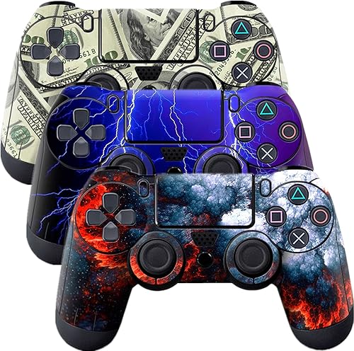 Skin para controlador PS4, 3 calcomanías de vinilo de cuerpo entero para controlador Playstation 4 (controlador PS4 #2)