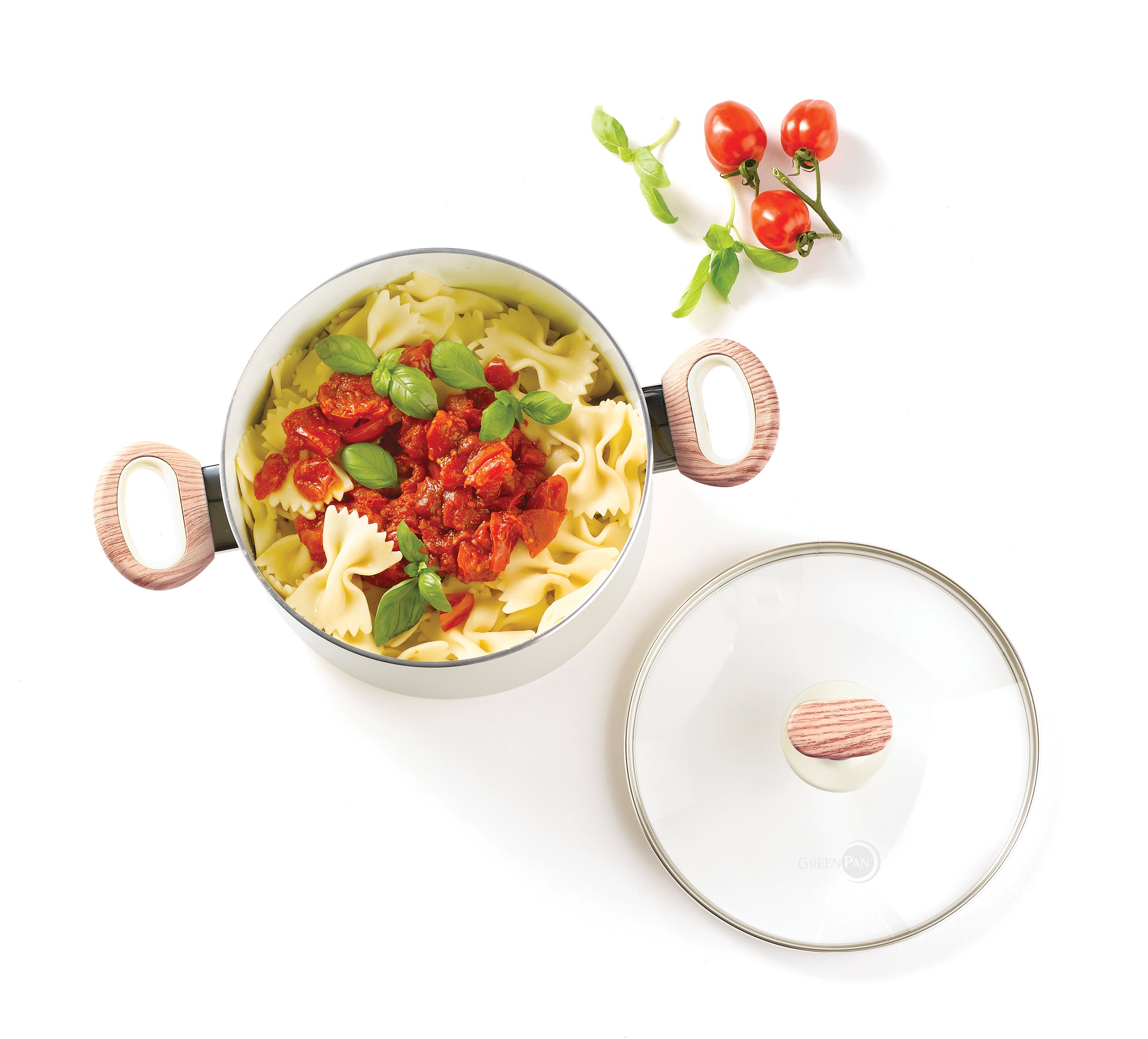 Amazon｜グリーンパン ウッドビー キャセロール 20cm ふた 付き