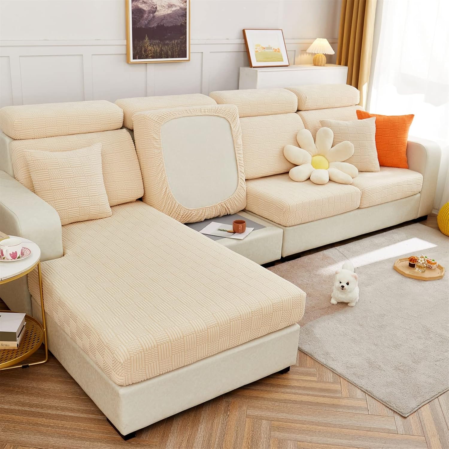 MIFXIN Sofa Cover Stretch Universal Couch Cushion Slipcover