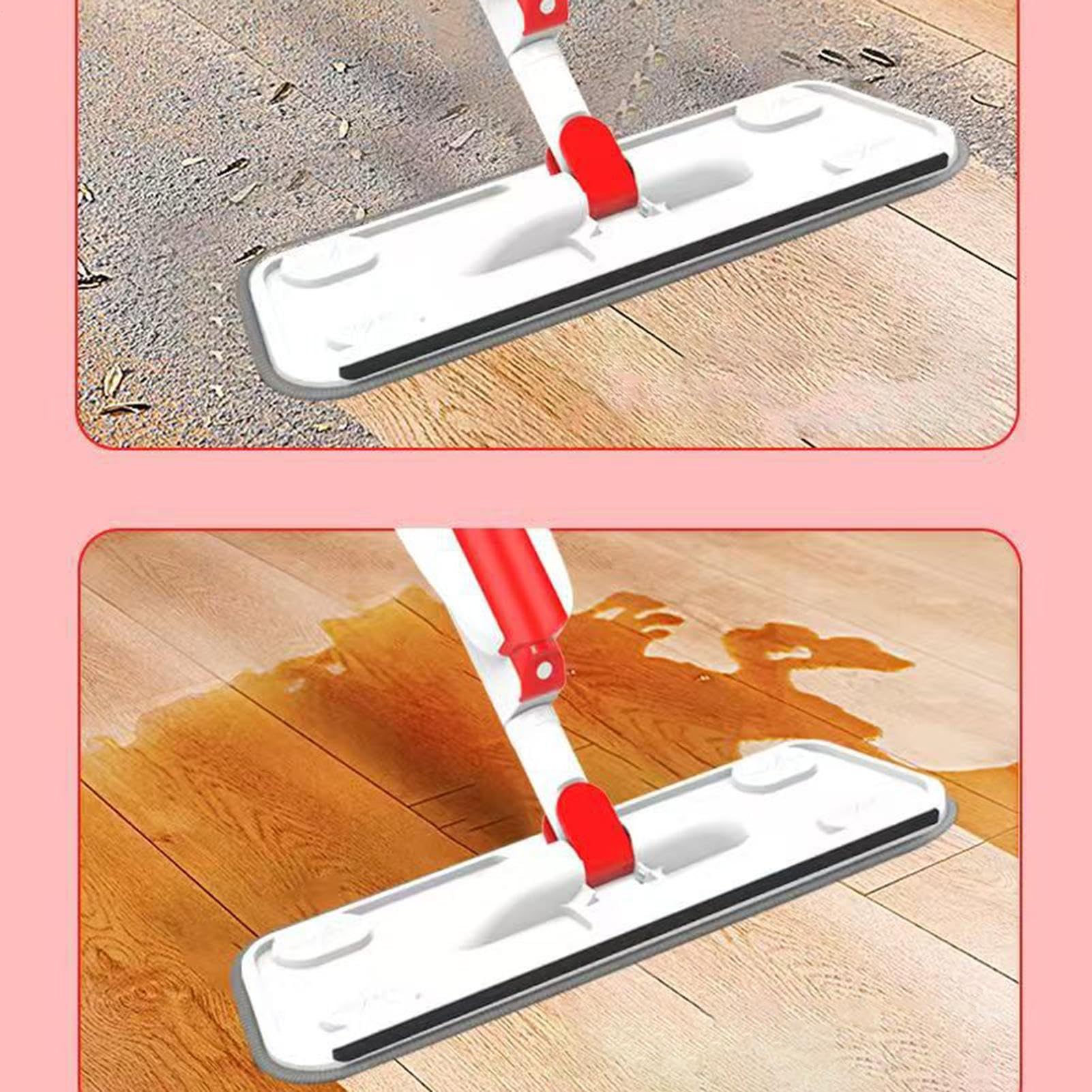 Mopa con pulverizador para suelos Limpieza Sin Contacto De Alta Cobertura | Limpiador Multifuncional Para Suelos Limpieza Multifuncional Con Spray Para Hogar, Apartamento, Dormitorio, Salón Y Gara
