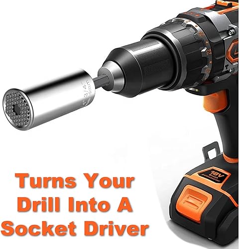 Miniatura 4 de GUARDMAN Herramientas de enchufe universales, regalo para el día del padre, para hombres, artilugios, taladro eléctrico de agarre para automóvil,