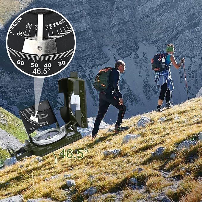 Brújula,Camping,Resistente al agua,Alta precisión miniatura 5