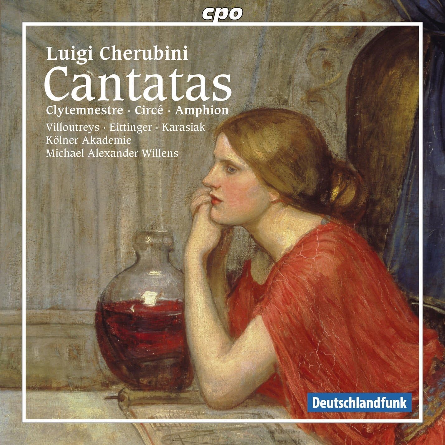Cherubini: Cantatas [Amphion Mailys de Villoutreys, Ursula Eittinger, Michael Alexander Willens] [CPO: 777776-2] by Amphion Mailys de Villoutreys, Ursula Eittinger, Andreas Karasiak, Koelner Akade (2014) Audio CD