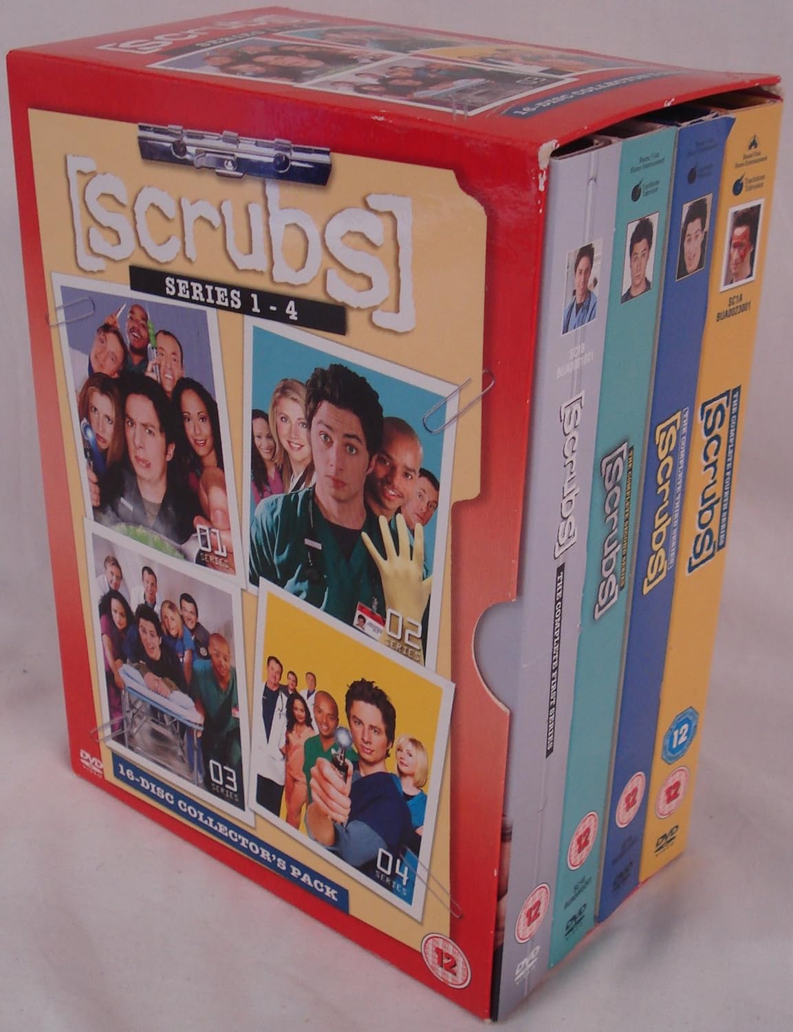 Scrubs Series 1 4 16 Disc Collector's Pack DVD DVD et Bluray