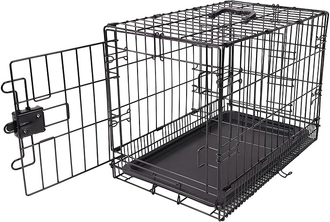 Amazon Basics Foldable Metal Wire Dog Crate