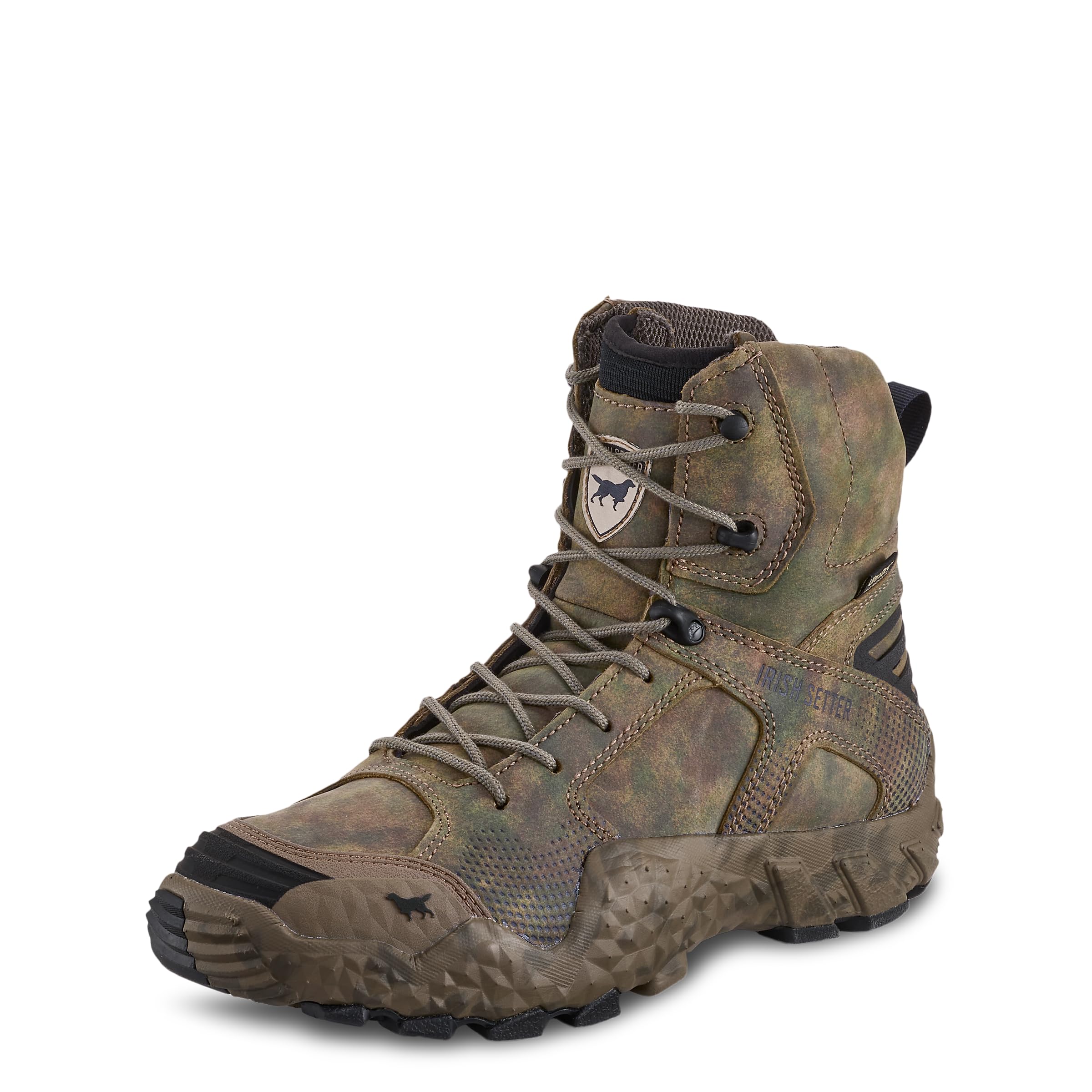 Irish Setter, VaprTrek, Men’s, 8", Waterproof, Hunting Boot, Earth Field Camo