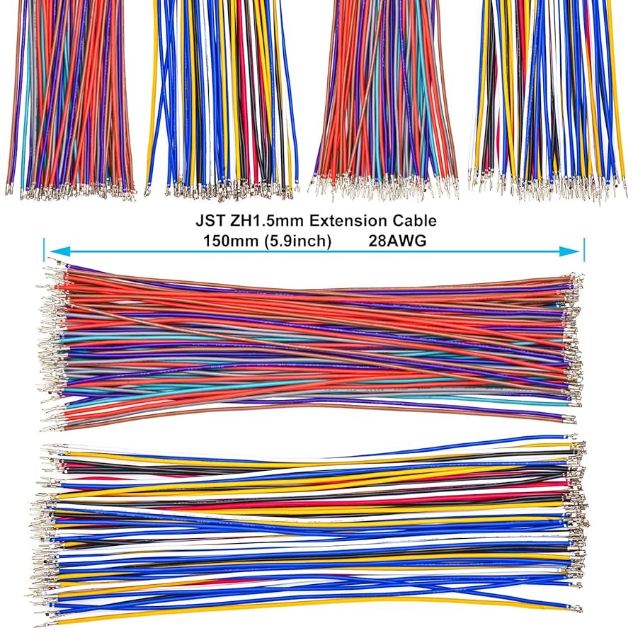 J  jinセット Amazon.com: Kidisoii ZH 1.5mm Male & Female Extension JST