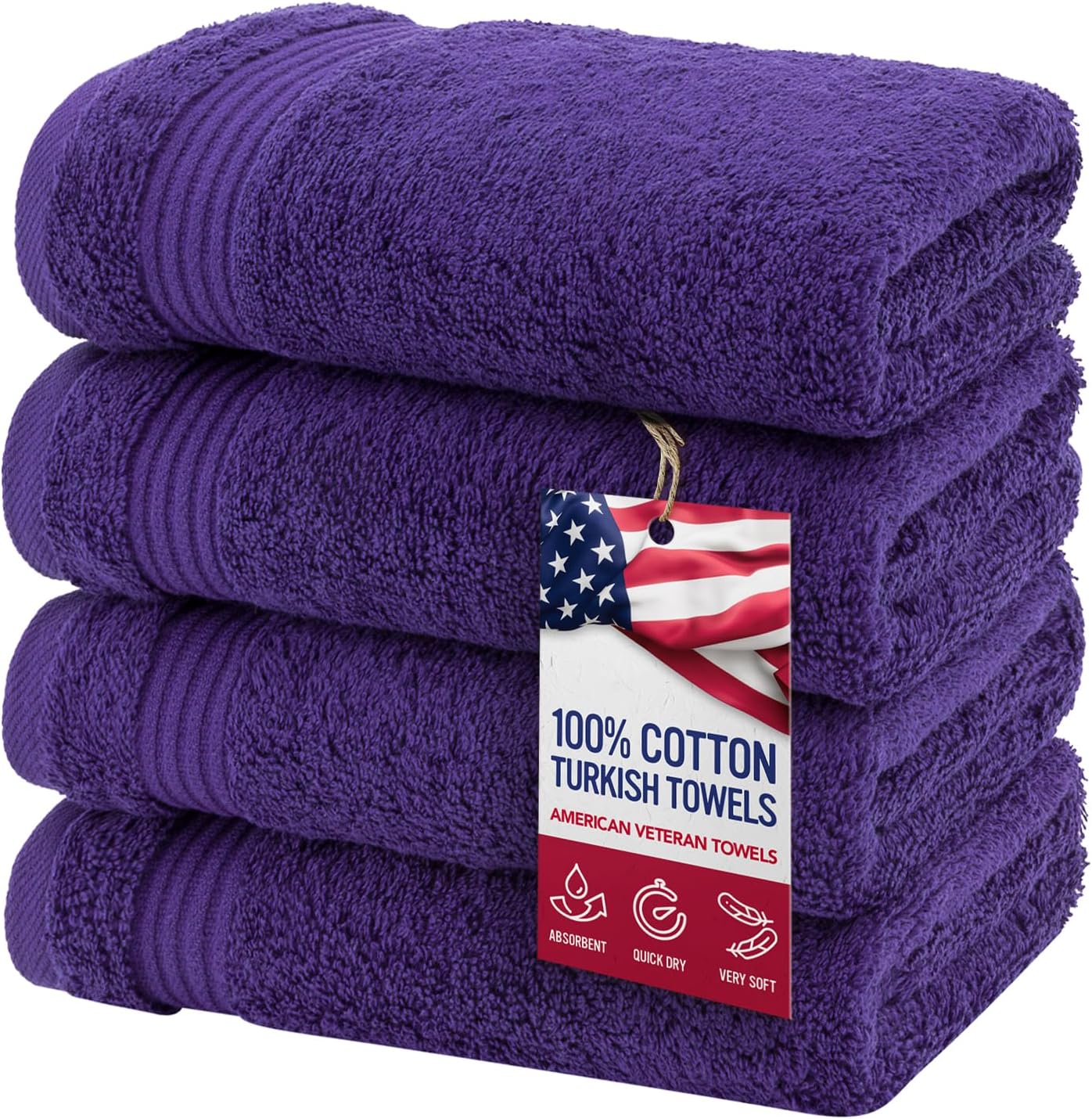Amazon.com: Hand Bath Towels, 100% Cotton - Multipurpose - Commercial ...