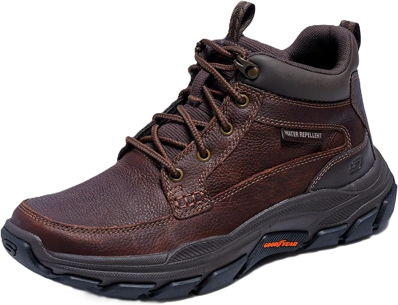 Men's Respected Boswell Boot | Casual, Relaxed Fit, Air-Cooled Memory Foam, Goga Mat Arch, Water-Repellent