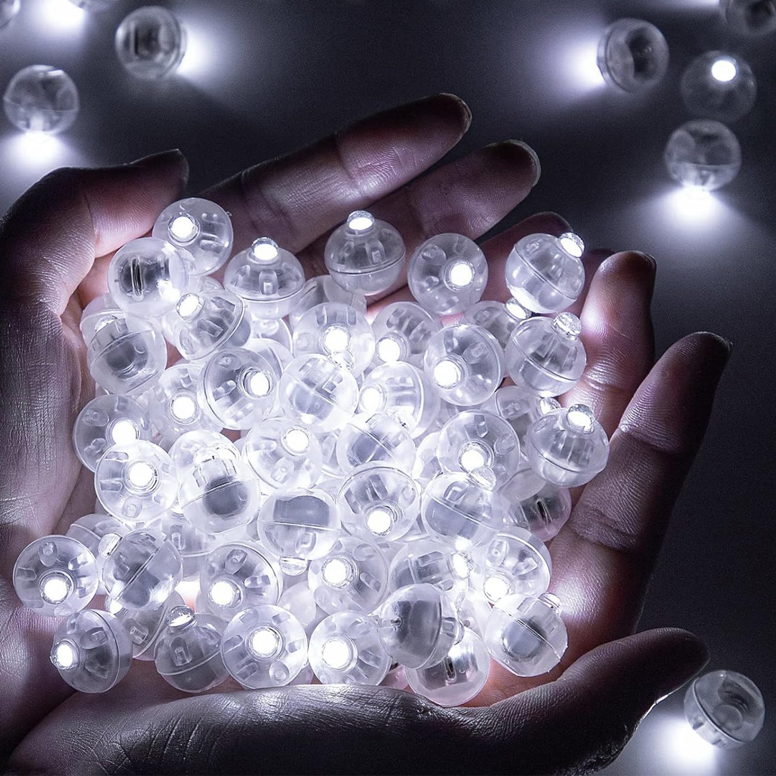 Funmo 100 PCS LED Balloon Lumière,LED Ballons Lampes,Mini Ballons