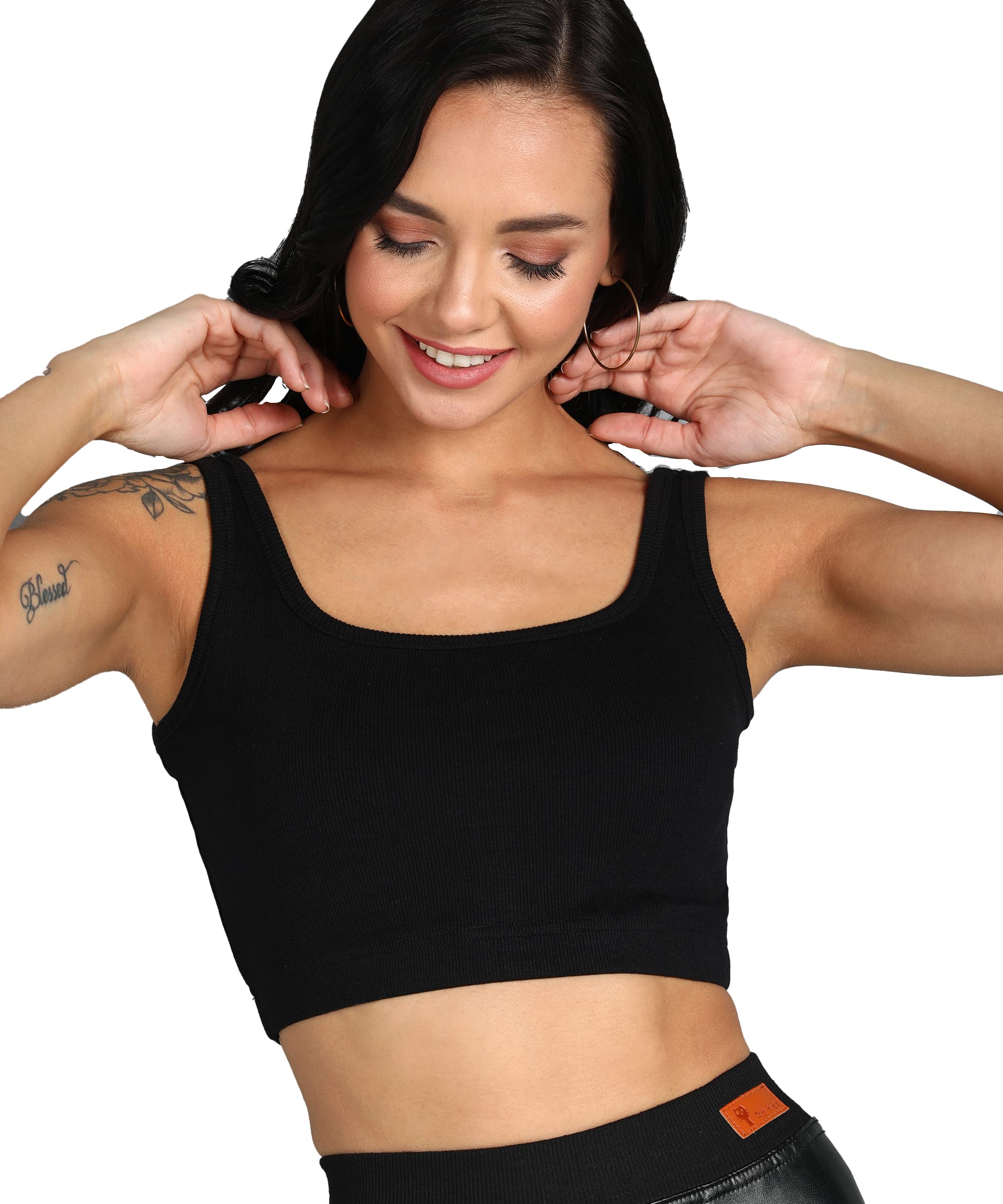 rock paper scissors Premium Tank Top Stylish Crop Top Short Top Sleeveless Women Top-picture-50