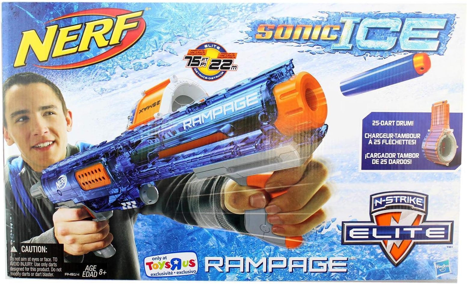 NERF NStrike Elite Rampage Sonic Ice Series Blaster