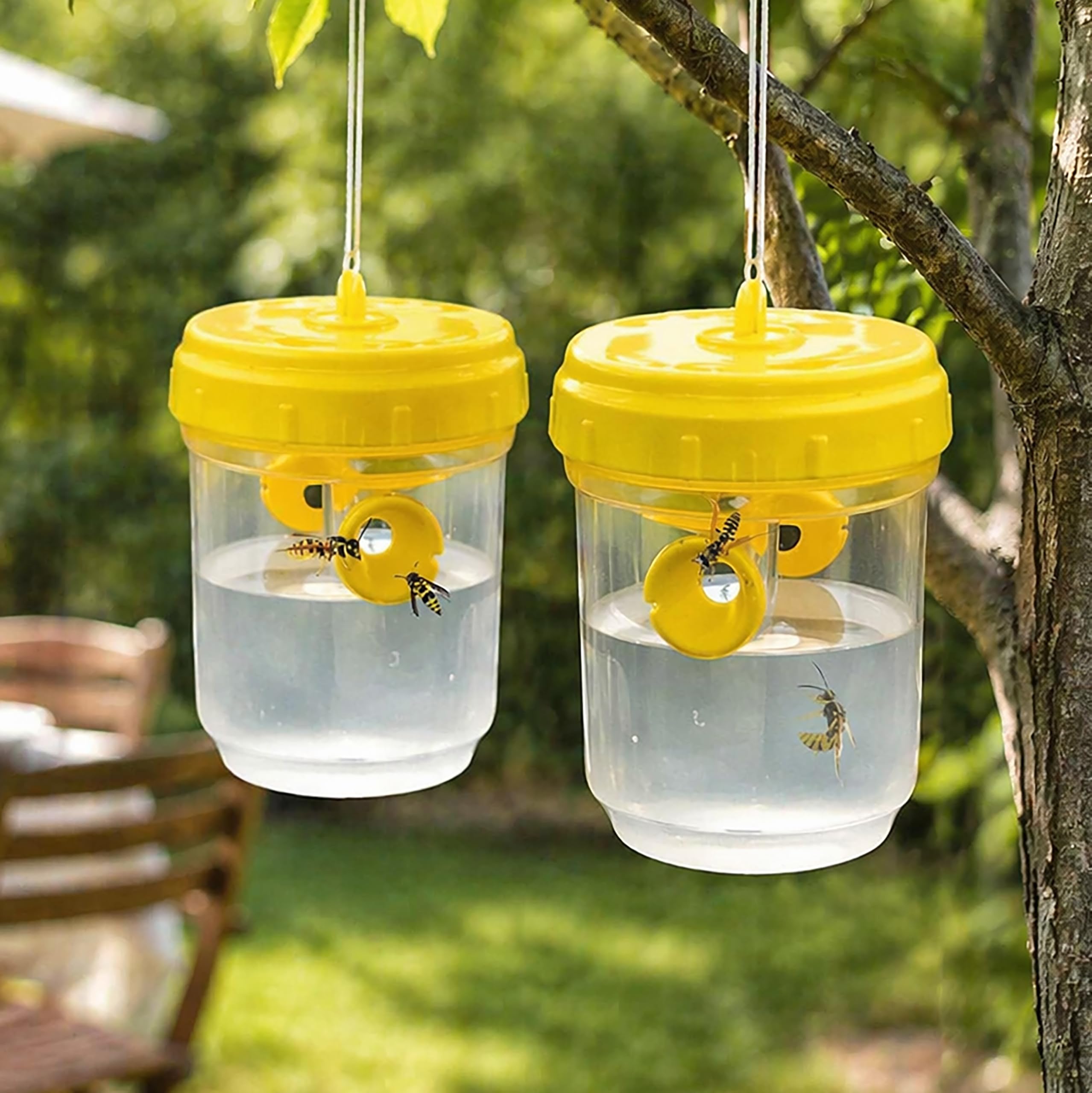 Garden Mile Disposable Fly Trap Bag Outdoor – Hanging Fly Catcher with Attractant, Non Toxic Pest Control for Flies, Wasps & Insects, Garden, Farm & Stable Use (1Bag)