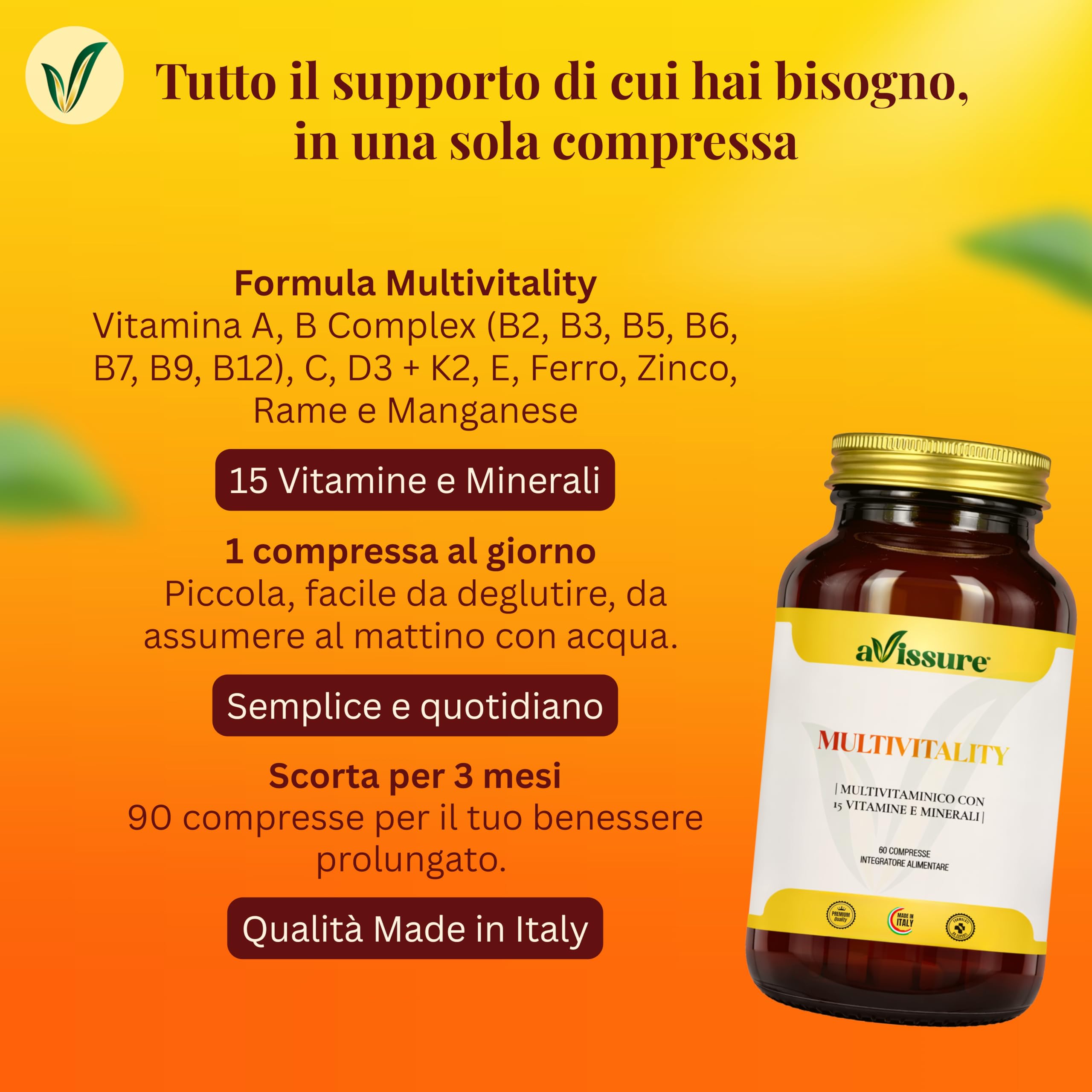 Pacchetto Premium ProstaSSure + Multivitality + Vitamina D3 K2