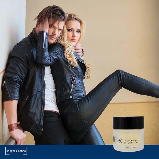 Cera para peinar hombre con cera carnauba 3.2 oz miniatura 3