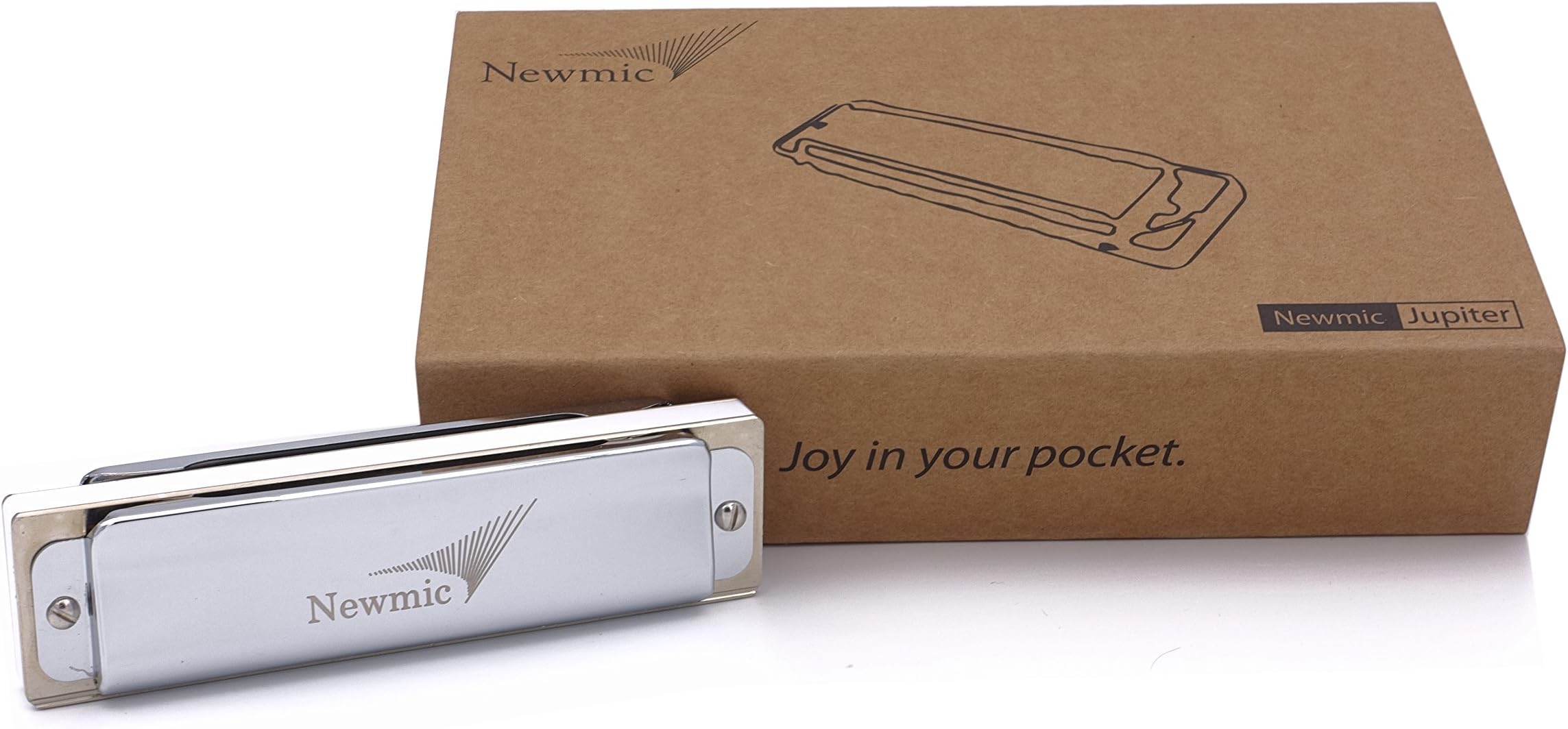 Newmic JU-08 Diatonic Harmonica, Key of D