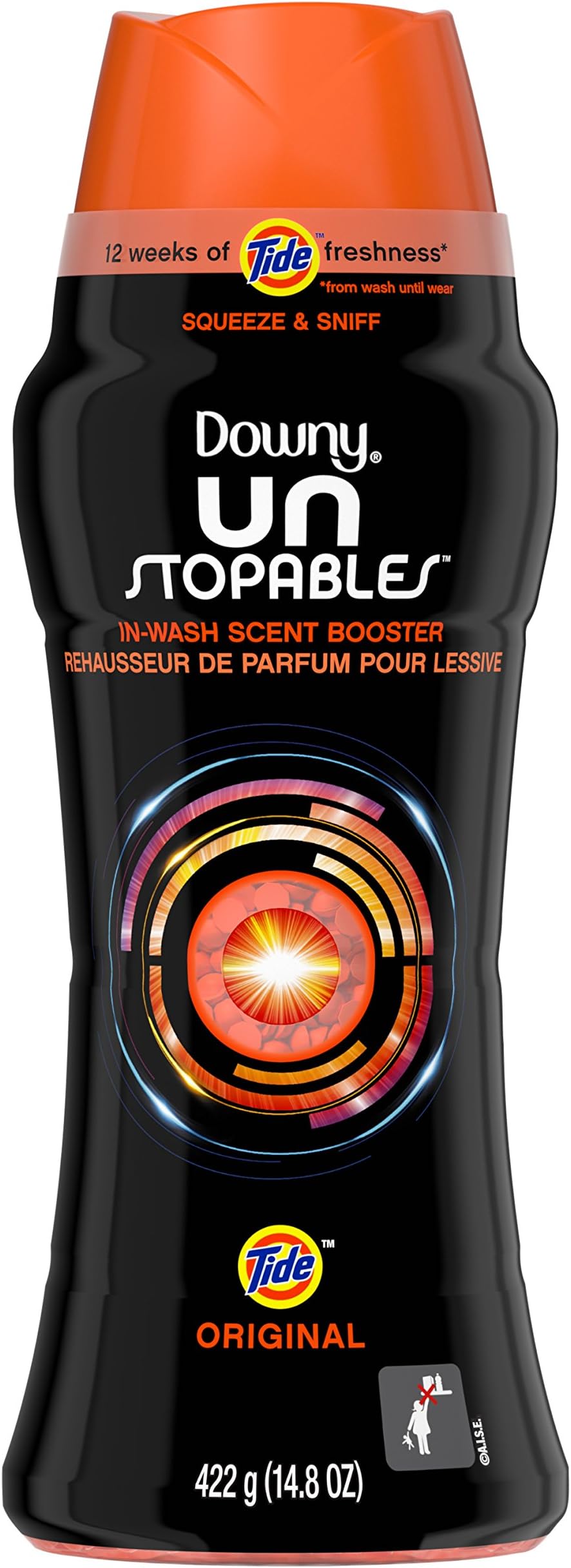 Downy Unstopables In-Wash Scent Booster Beads with Tide Original Scent, 14.8 oz