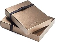 Vista 6 de Leatherology Cartera delgada para tarjetas con clip para dinero para hombre, Aceite Negro, Cartera con tarjetero