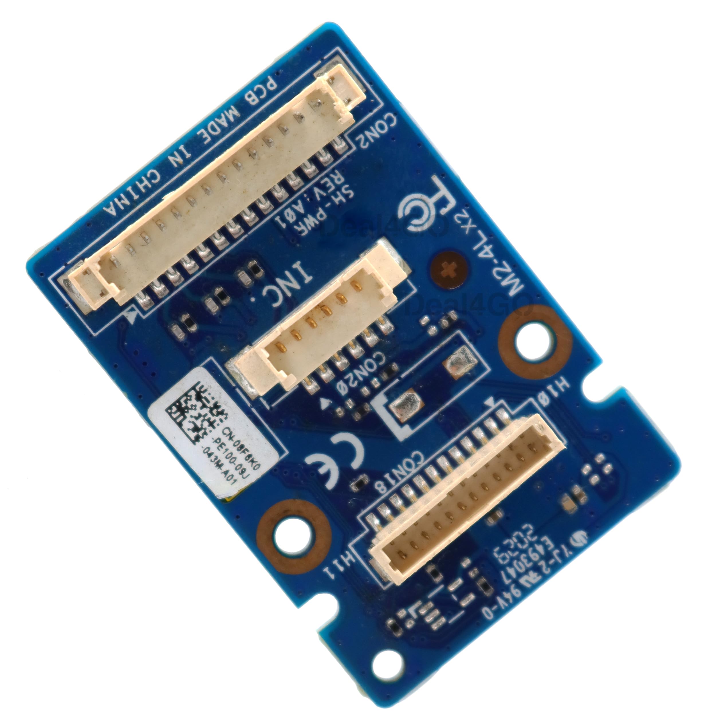 Deal4GO Power Button Daughter Board Module 8F6K0 0MF2N Replacement for Dell Alienware Aurora R12 R11 R10 R9 MT Tower Desktop