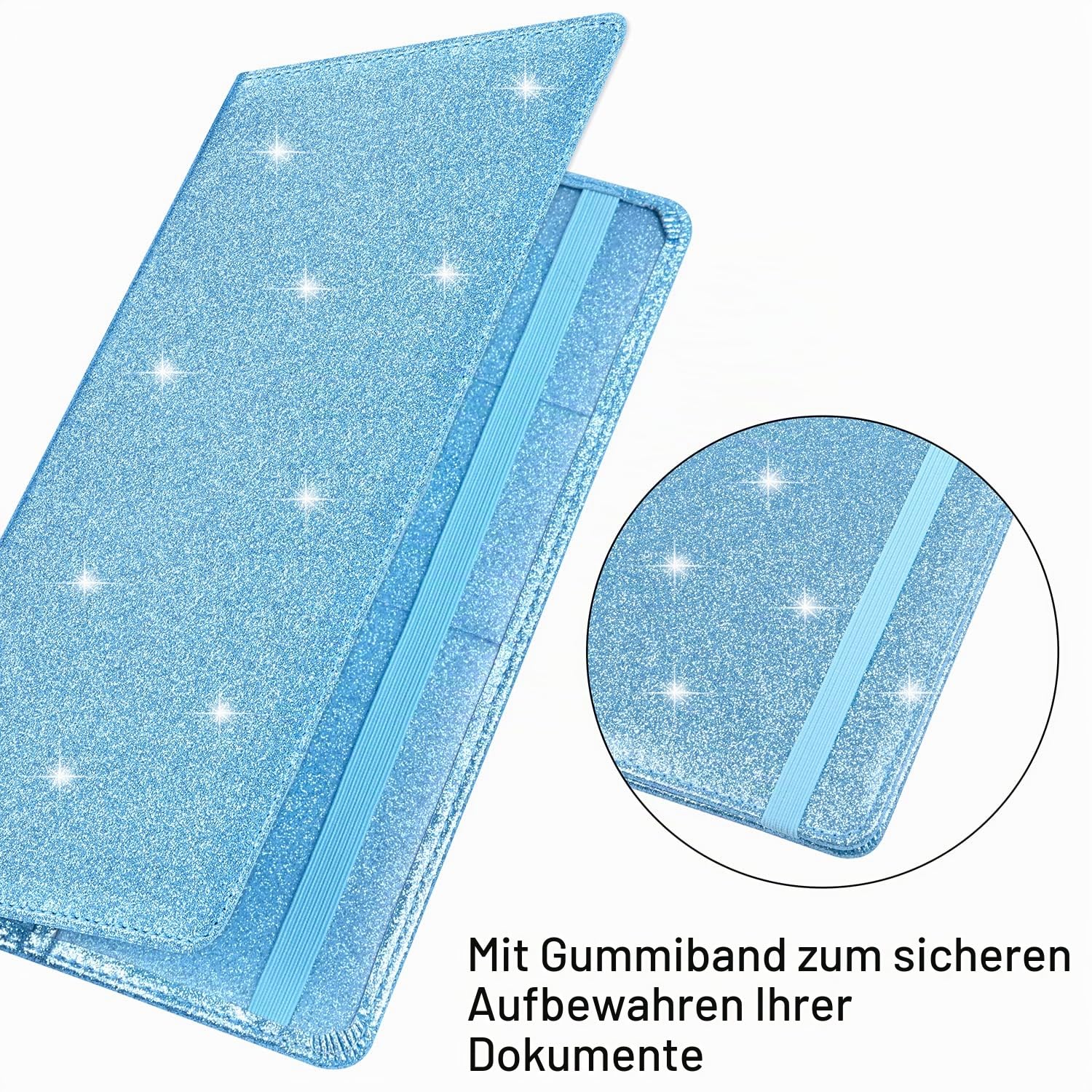 Wisdompro Auto Dokument Halter Organizer, PU Leder Fahrzeug Versicherung und Zulassung Halter Wallet Case für ID-Karte, Führerschein, Schlüssel
