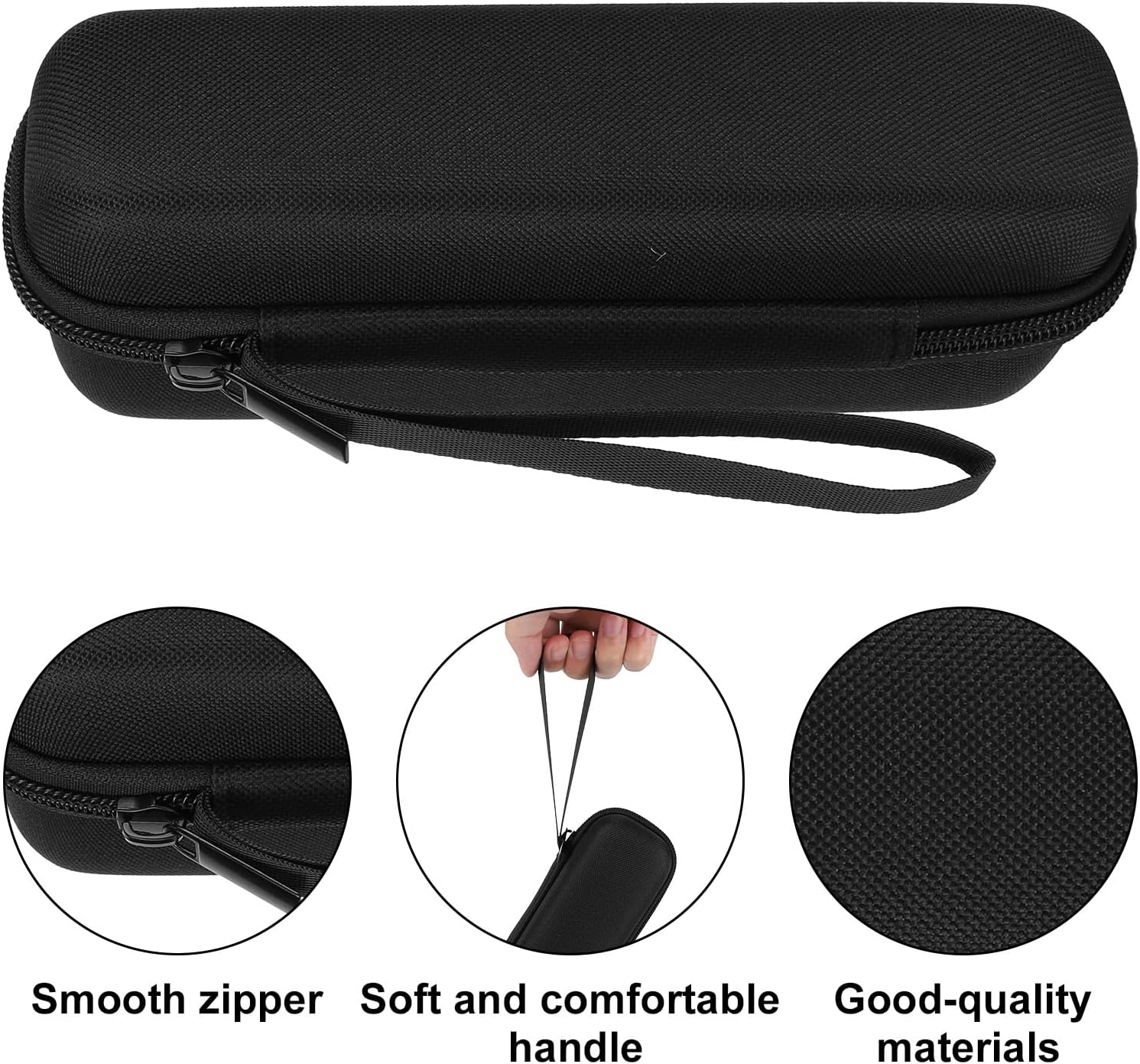 Gosknor Portable Mini Cool Fan Carrying Case for Personal Fan (Black)