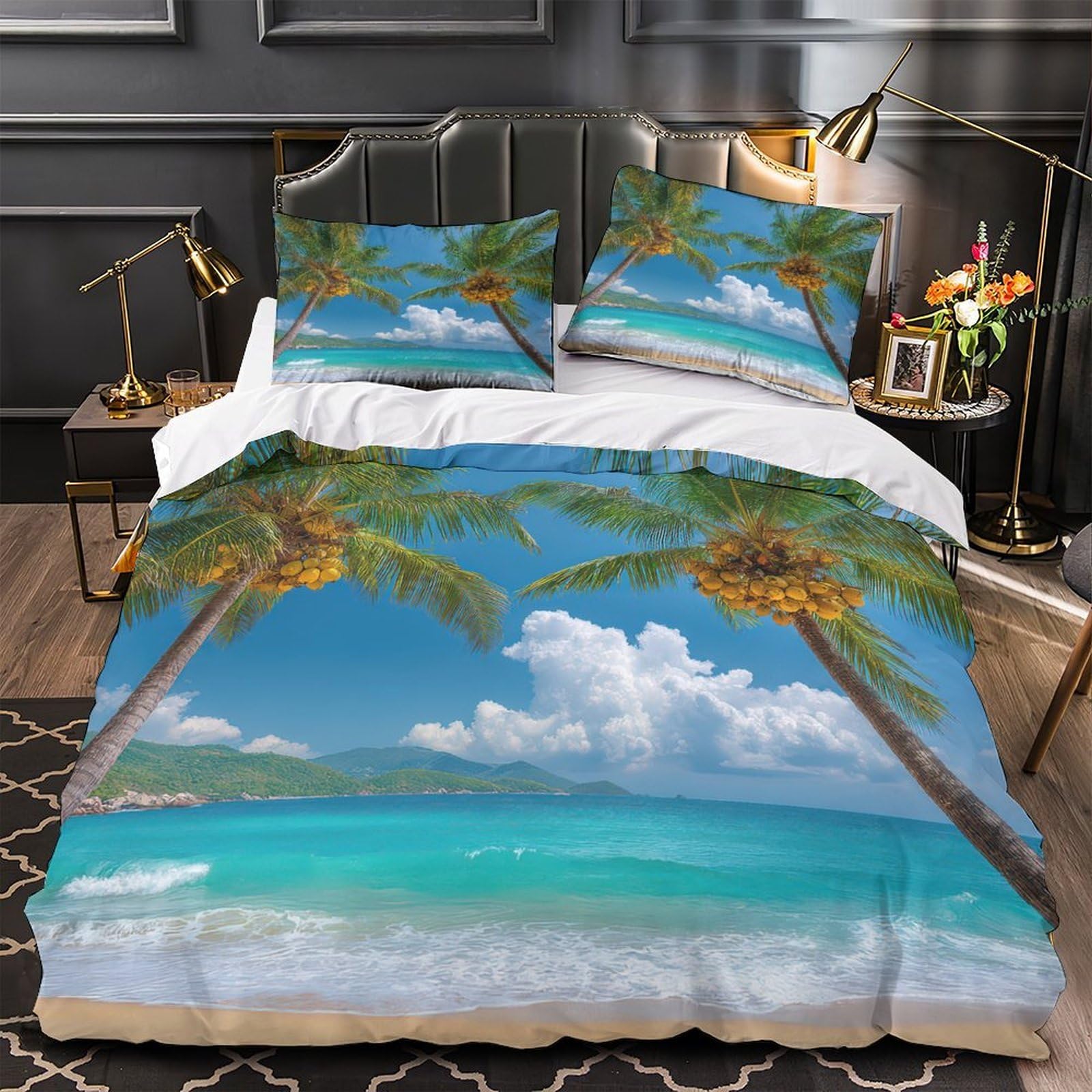 Housse de couette infroissable 140x200 pour éviter le repassage du linge