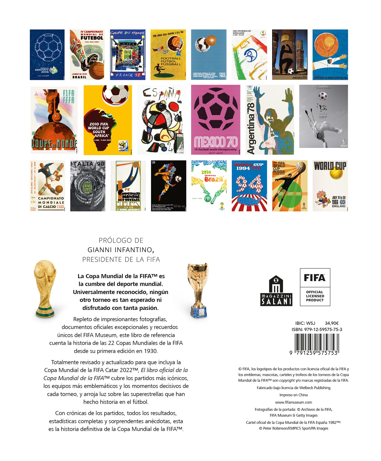 El libro oficial de la Copa Mundial de la FIFA: Selecciones, resultados, anécdotas y campeones. La historia de la competición más famosa del mundo (NO FICCIÓN)