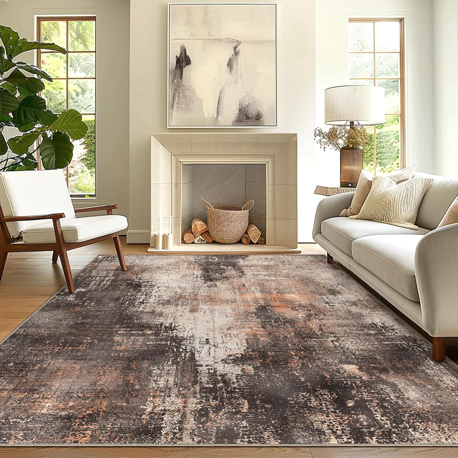 Tapis de salon 200x300 cm anti-froid et anti-bruit pour sécuriser votre salle à manger