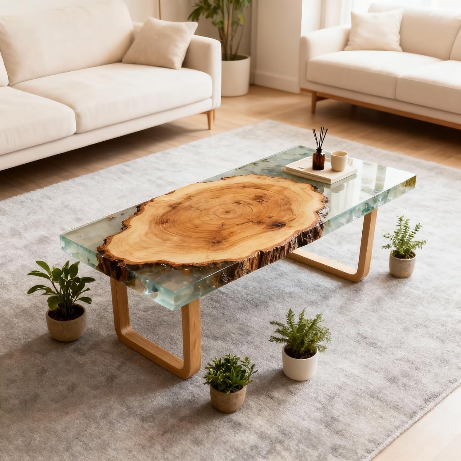 Extra Large Table Silicone Resin Molds for Epoxy Resin Square, 23 inch Rectangular Epoxy Resin Molds for Art Home Decor, DIY Artwork, Office Home Decoration & Floral Preservation Bouquet Mold