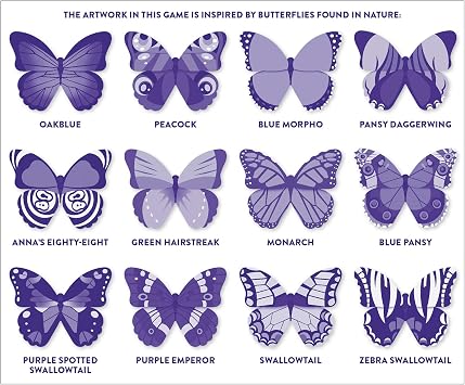 Mudpuppy Butterflies Shaped Memory Match, Multicolor