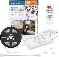 Vista 10 de Kit de luz de tira LED Armacost Lighting RibbonFlex Home 24V RGB+W cableado, multicolor, 4.9 m (423511)